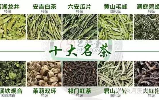 中国茶叶十大排名顺序 中国茶叶十大排名顺序