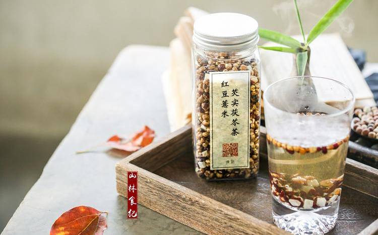 红豆薏米茯苓茶