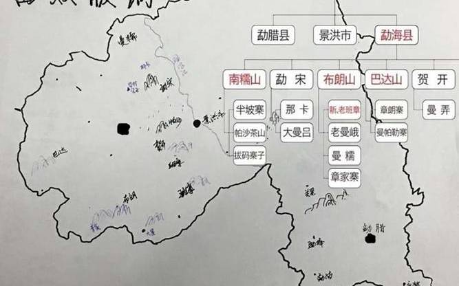 普洱茶的产区及山头