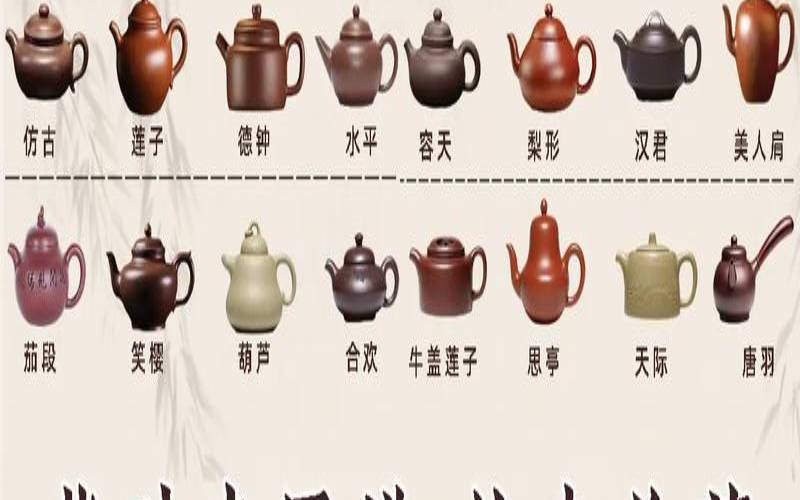 紫砂壶108种壶型名称及价格,紫砂壶样式大全图文对照
