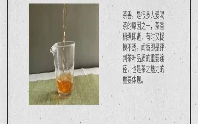 闻到茶香是什么现象,泡茶闻香的正确方法