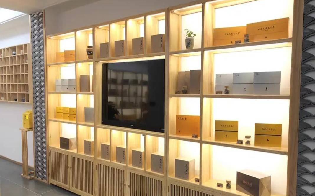 茶叶店店面如何摆货，茶叶店茶叶摆放效果图