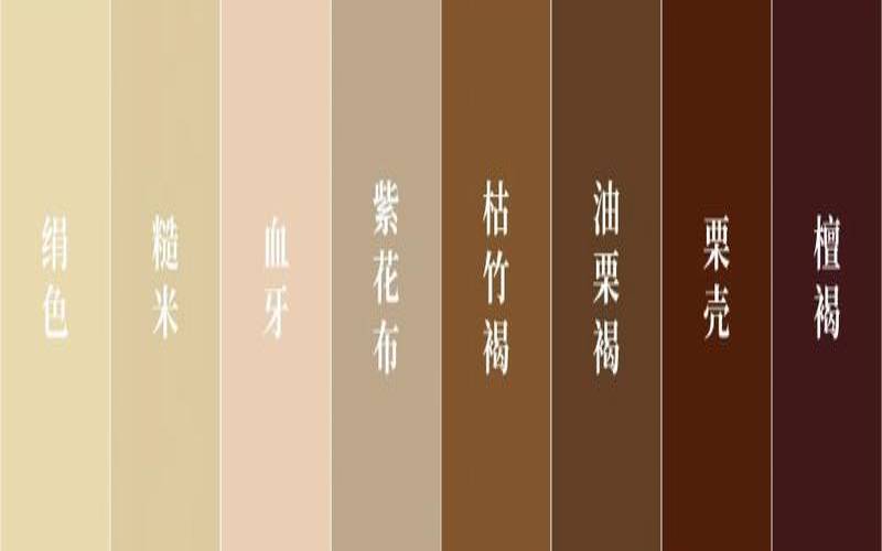 茶色的颜色怎么调出来的,正确的茶色颜色