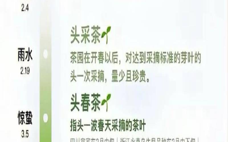 什么节气的绿茶好喝,二十四节气茶
