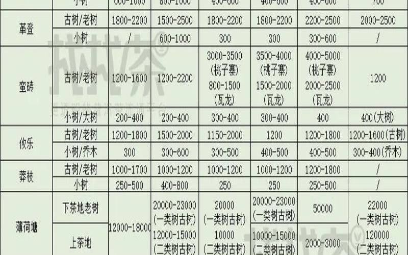 2018年普洱春茶价格6,2020年普洱茶春茶价格行情 2018年普洱春茶价格6,2020年普洱茶春茶价格行情