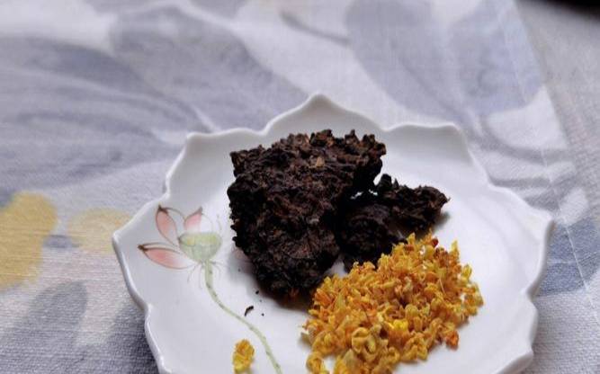 桂枝香普洱茶饼,桂花普洱茶的功效与作用