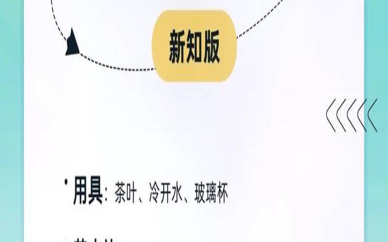 怎么做冷泡茶窍门,冷泡茶用常温水还是冰水